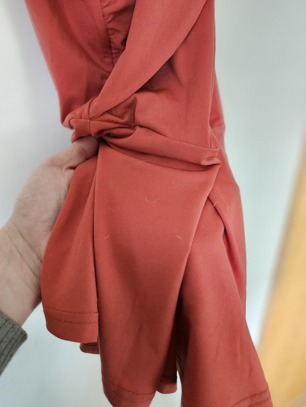 Grace Karin Rust Orange Halter Wrap Peplum Top; Size Large; Y2K Style; Feminine; - Picture 10 of 13